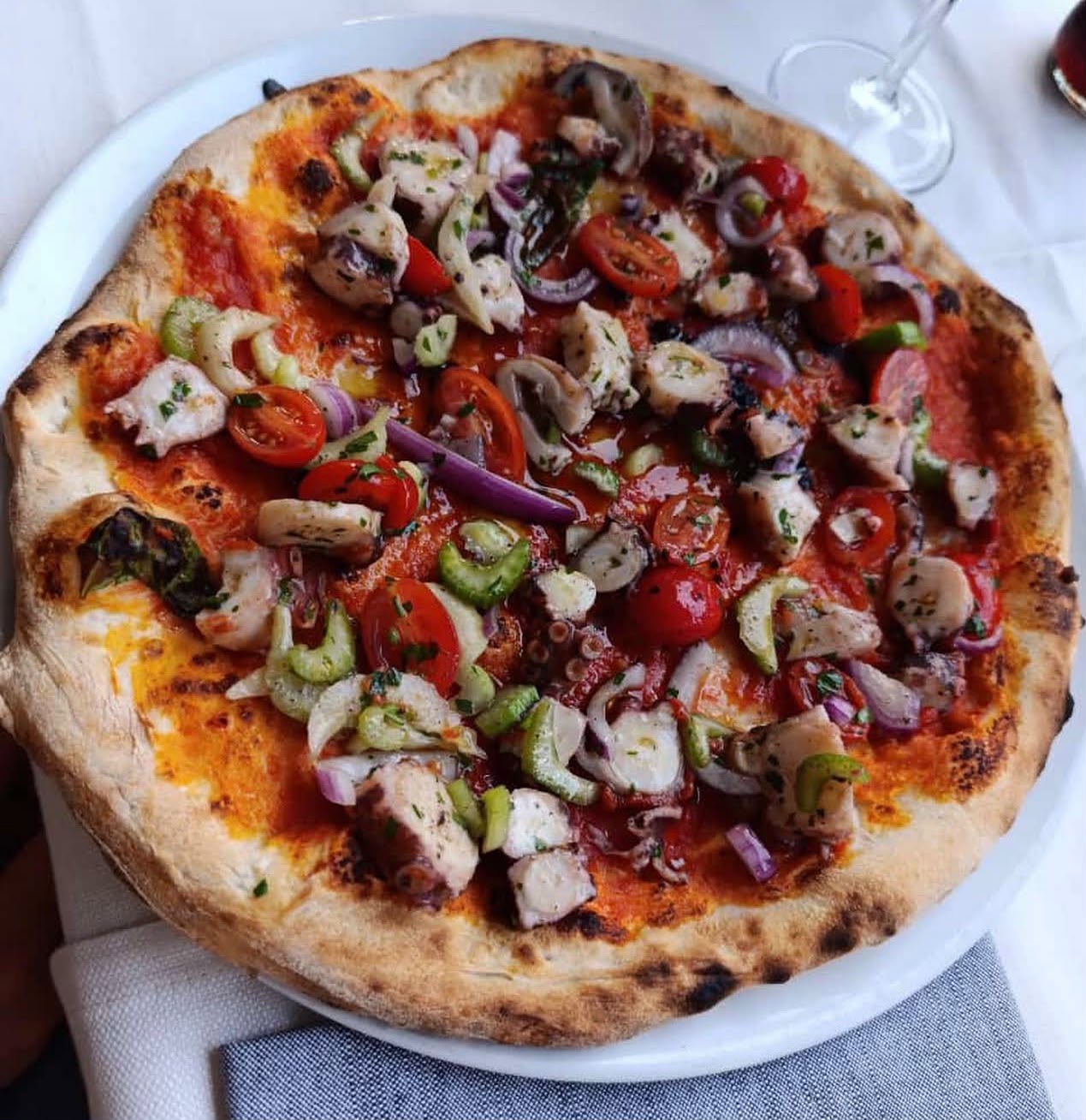 Pizza al polpo